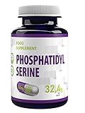 Phosphatidylserin 150mg (aus Soja) 120 Vegan Kapseln, Laborgeprüft, Hochdosiert, Nicht GVO