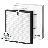 MORENTO HY4866 Original Luftreiniger Ersatzfilter, Echter HEPA Filter wird verwendet, um Staub Tierhaare Rauch Pollen usw. zu filtern Kompatibler HY4866 Luftreiniger 1 Type+2 Pack