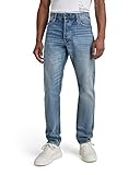 G-STAR RAW Herren Triple A Regular Straight Jeans, Blau (sun faded air force blue D19161-C967-C947), 34W / 32L