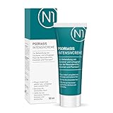 N1 Psoriasis Intensivcreme 50 ml - Ekzem & Neurodermitis Creme - beruhigt, pflegt, lindert und glättet rote, schuppige, entzündete & trockene Haut