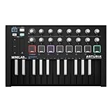 Arturia - MiniLab MkII Inverted - Portabler MIDI-Controller für die Musikproduktion, mit All-in-One Software-Paket - 25 Tasten, 8 Multi-Color Pads