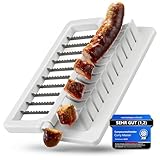 Curry Master Currywurstschneider manuell – Wurstschneider für perfekte Currywurst & Bratwurst | Ultrascharfe Edelstahl-Klingen & Einfache Reinigung | Küchenhelfer & Grillzubehör für Männer & Frauen
