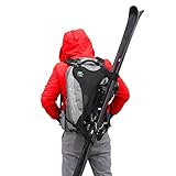 Wantalis Skiback, der revolutionäre Skihalter, um beide Hände frei zu halten | speziell für Rucksack