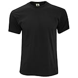 Fruit of the Loom Herren T-Shirt Original T 61-082-0 Black XXL