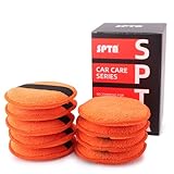 SPTA Wax Applikator Pads, 9tlg Mikrofaser Auto Handpolierschwamm Waschset Wax Applikator Set, Autowachs Reinigungs Polierschwämme Microfaser Wachs Applikator für Wachse, Polituren, Lackreiniger