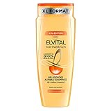 L'Oréal Paris Elvital Shampoo gegen Haarbruch, Für brüchiges Haar, Pflegendes Haarshampoo mit Aufbau-Ceramid für mehr Glanz und Geschmeidigkeit, Anti-Haarbruch Aufbau-Shampoo, 1 x 700 ml