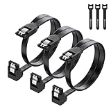 Cable Matters 3er-Pack 90 Grad rechter Winkel SATA III 45 cm...