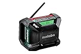 Metabo Akku Baustellenradio R 12-18 (DAB+, Bluetooth, ohne Akku, LCD Display, automatische Sendersuche, AM/FM) 600778850