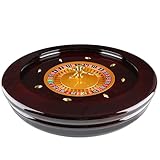 Roulette-Rollen-Set aus Holz mit Präzisionslagern für Erwachsene – Professioneller Gebrauch, Single 0 Design für Club-Partys und Nachtveranstaltungen
