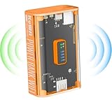 KuWFi Mobiler 4G LTE WLAN Router (4G/LTE bis zu 150Mbit/s Download/ 50Mbit/s Upload,Tragbarer Hotspot, 5200mAh Akku, kompatibel mit Allen europäischen SIM Karten),Plug & Play, für Reisen & Haushalt