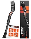 HENMI Fahrradständer 24-29 Zoll Plus, Hinterbauständer rutschfest Seitenständer Fahrrad Höhenverstellbar für Mountainbike, Trekkingrad, Rennrad, Cityrad