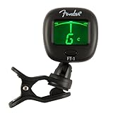 Fender FT-1 Pro Clip-Tuner, Für E-Gitarren, Akustikgitarren...