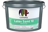 Caparol Latex-Samt 10 Wandfarbe seidenmatt weiß 12,5 L
