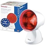 Beurer IL 21 Infrarotlampe, Medizinprodukt mit wohltuender Wärme zur Anwendung bei Erkältung und Muskelverspannungen, 5 Neigungsstufen