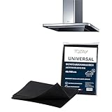 Today – Universeller Aktivkohlefilter für Dunstabzugshauben 40x100 cm – Zuschneidbar, Geruchsfilter, Fett- & Feuchtigkeitsaufnahme – Italienische Sicherheit und Qualität