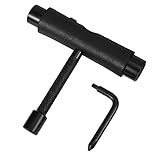 Parliky Skate-Werkzeug T-schraubendreher Skateboard-Tool One Schraubendreher Für Skateboards Schwarz Reparieren Festziehen Zusammenbauen Zubehör