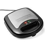 Amazon Basics 3-in-1 Sandwich Maker, Panini Press and Waffle Maker with Removable Plates, 700W