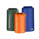 Sanmum Ultra-Light Wasserdicht Trockenbeutel Set Wasserfeste Tasche Packsacks für Reisen, Outdoor und Camping (3 Pack (8+15+25L))