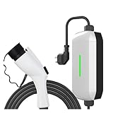 TIEOAXFT Typ 2 Protable EV-Ladegerät J1772 Elektrofahrzeug, das 32A 22KW IEC62196 GBT 3Phasen-Mobilladegeräte for Elektroautos auflädt(22KW GBT)