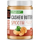 Cashewbutter Smooth - 1kg natürliche Cashew Butter ohne Zusätze - High Protein - Cashewmus ohne Zusätze von Salz, Öl oder Palmfett - 100% cremiges Cashwemus - Vegan