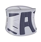 ZWQXZX RüCkenstüTzgüRtel Rückenbandage, Dehnbarer Lendenwirbelstützgürtel for Männer Und Frauen Mit Aufblasbarem Rückenkissen Taillenschutz(XL)