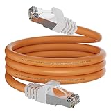 Soibke LAN Kabel 2 Meter, Netzwerkkabel Cat 7 Ethernetkabel 2m Schirmung Wlan Kabel, Hochgeschwindigkeit 10000Mbit/s 600MHz Gigabit Internetkabel S/FTP Patchkabel für Router Modem