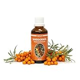 Sanddornöl | sea ​​buckthorn oil | 100% Naturprodukt | Mild-Fruchtiges Speiseöl für Salate, 200 ml (50 ml)