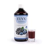 Elyx Bio fermentiertes Getränk Heidelbeere 1L – Probiotikum mit Milchsäurebakterien – Darmbakterien für Darmflora & Mikrobiom – Natürlich & Vegan, mit Kräutern, Präbiotika, Enzymen & niedrigem pH-Wert