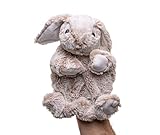 Uni-Toys - Handpuppe Hase - 24 cm (Höhe) - Plüsch-Puppe, Kaninchen - Plüschtier, Kuscheltier