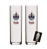 Individuelles Set mit Früh Kölsch Bierglas Glas Gläser Set - 2x Biergläser geeicht - 0,2L