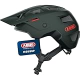 ABUS MTB-Helm MoDrop - robuster Fahrradhelm mit guter Belüftung für Mountainbiker - individuelle Passform - für Damen und Herren - Grün Matt, L