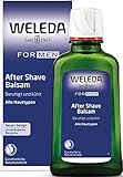 WELEDA Bio FOR MEN After Shave Balsam, erfrischendes Naturkosmetik Balsam zur Pflege und Beruhigung der Haut nach der Rasur, Lotion für reichhaltige Pflege und Schutz vor dem Austrocknen (1 x 100 ml)