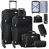 KESSER® Reisekoffer Set 4-teilig | Trolley Kofferset...