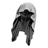 Handtuch mit Kapuze – 60 x 30 cm, Mikrofaser, blaues Schweißtuch | Schnelltrockenes, UV-Schutz für Aktivitäten im Freien im Fitnessstudio zum Radfahren Fi