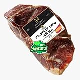 Pata Negra Iberico Schinken ohne Knochen, 1,2 kg – von Iberico-Schweinen aus Freilandhaltung, die in Dehesas und 100% natürlicher Heilung aufgezogen werden – Spanischer Jamon Iberico – Paleta Iberica