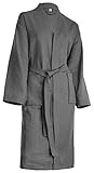 Brandsseller Unisex Bademantel aus Baumwolle M – Leichter...