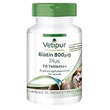 Fairvital | Vetipur Biotin Tabletten für Hunde - 90...