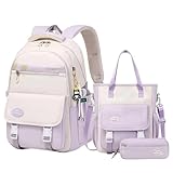 Schulranzen Set - Kindergartenrucksack - Praktischer Schulrucksack Mit Federmäppchen Und Tragetasche Für Und Kinder Im Alltag Unterwegs