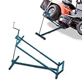 BITUXX® Hebevorrichtung Reinigungshilfe Rasentraktor-Heber Aufsitzmäher Mowerlifter 400kg Belastung +40° Neigung +100cm Auffahrbreite