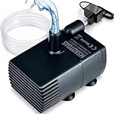 Automatische kleine Tauchpumpe mit Wassersensor, 2,5m 280L/h Mini-Kondensatpumpe, Wasserablauf für Entfeuchter, Klimaanlage, Eismaschine, Keller, Bautrockner, automatisches Ein Aus