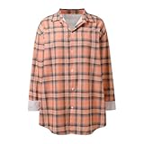 Trachtenhemd Herren Trachten Tshirt Karierte Trachtenhemden Oktoberfest Comfort Outdoor Shirt Kariert Sommerhemd Langarm Oversized Langarm Bluse Top Business Holzfällerhemd Hemd