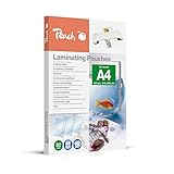 Peach Laminierfolien A4 - 80 mic - 100 pouches - glänzend - kompatibel mit Geräten aller Markenhersteller - PP580-02