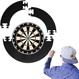 Dart Catcher Ring, Dart Board Surround, Dart Board Surround für Wandschutz, Dart Board Protector, 5er Set (Schwarz)