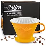 Creano Porzellan Kaffeefilter - Filter Größe 4 für...