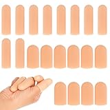 Gel-Fingerschutz, Silikon-Fingerlinge, Gel-Schutzabdeckungen für Fingerspitzen, Fingerkappen für Hände, Ekzeme, Haut, Arthritis-Schmerzlinderung, 20 Stück