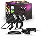 Philips Hue White & Color Ambiance Lily Gartenspot Basis Set...