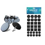 shinfly Filzgleiter Selbstklebend 60 Stück mit Möbelgleiter Teflon 24 Stück, Möbel gleiter für Möbel Böden