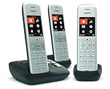 Gigaset CE575A Trio DECT Mobilteil Silber-Schwarz