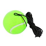 Bnineteenteam Tennisball mit Schnur, Tennisball, Tennis-Anfänger-Trainingsball mit 4 M Elastischer Gummischnur für Einzelübungen