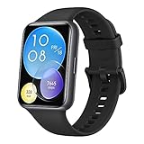 HUAWEI Watch FIT 2 Smartwatch, 1,74 Zoll FullView-Display, Blautooth-Anrufe, Gesundheitsmanagement, Lange Akkulaufzeit, SpO2-Erfassung, +6 Monate erweiterte Garantie, Schwarz
